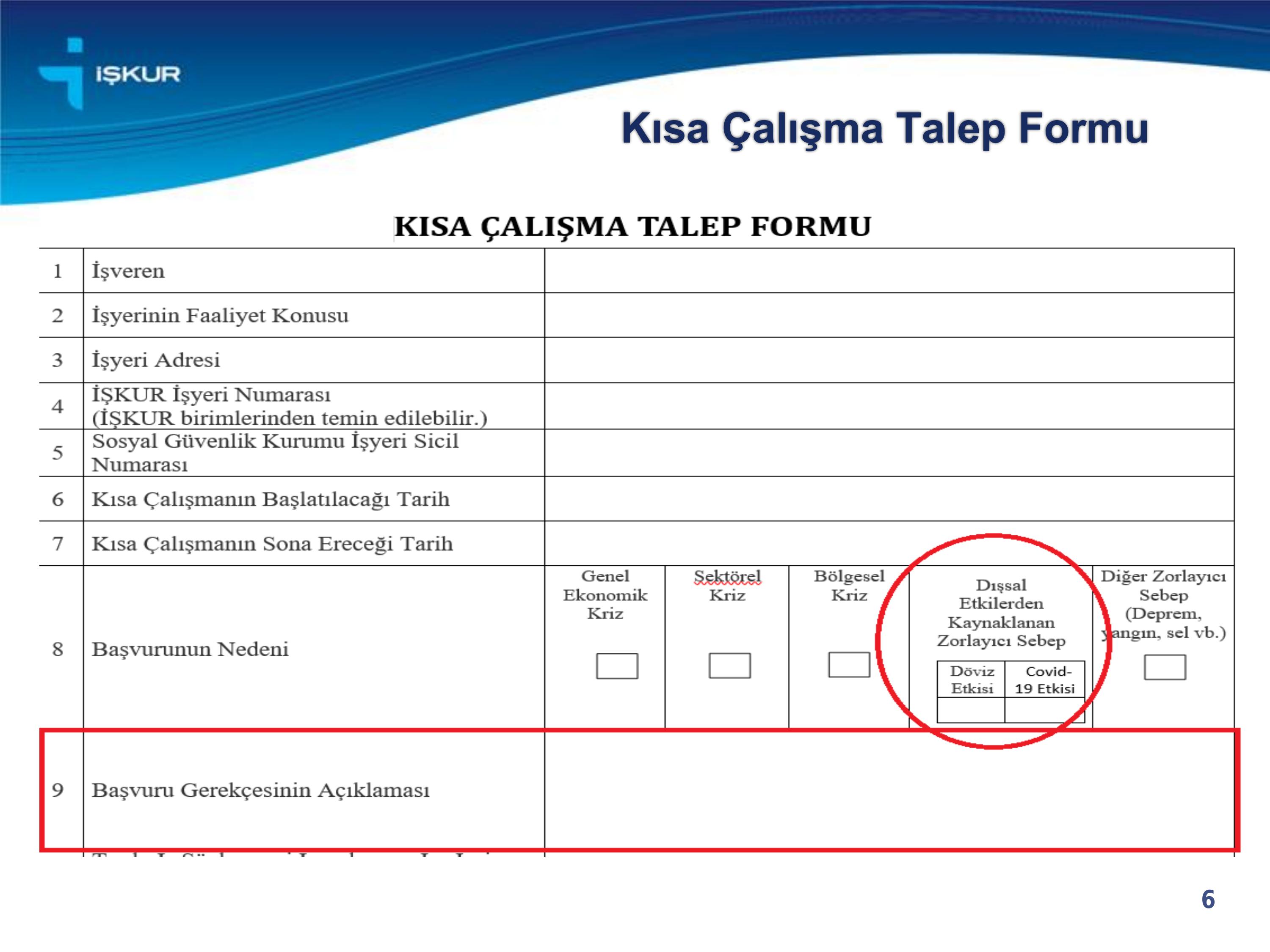 Kısa Çalışma Ödeneği Talep Formu Nasıl Doldurulur ...